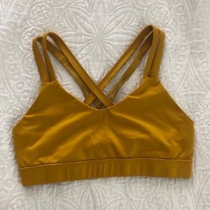 Mustard Yellow Sports Bra